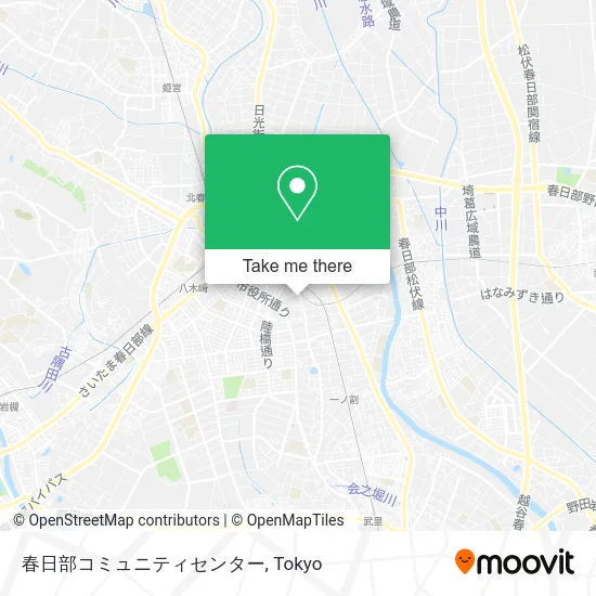 春日部コミュニティセンター map
