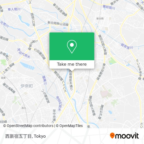 西新宿五丁目 map