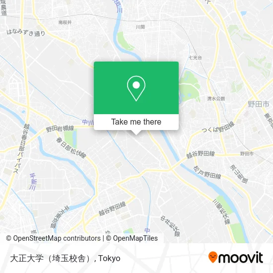 大正大学（埼玉校舎） map