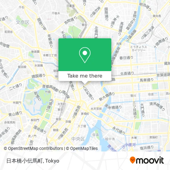 Nihonbashi Kodemmacho map