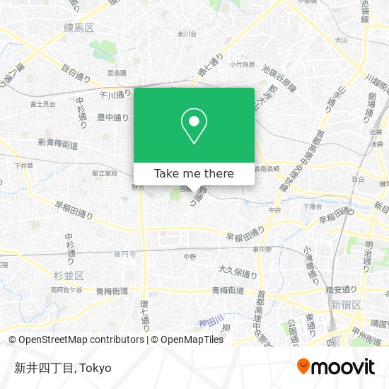 新井四丁目 map