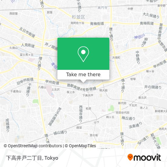 下高井戸二丁目 map