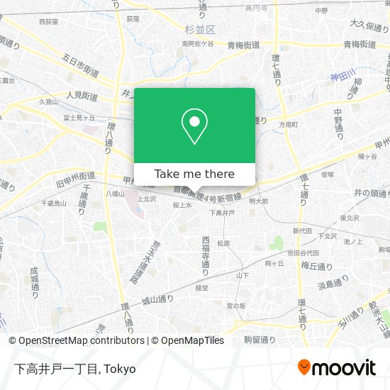 下高井戸一丁目 map