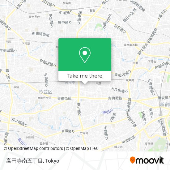 高円寺南五丁目 map