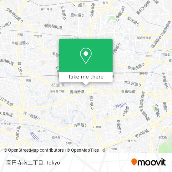 高円寺南二丁目 map