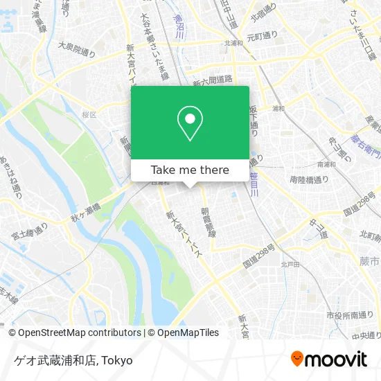 ゲオ武蔵浦和店 map