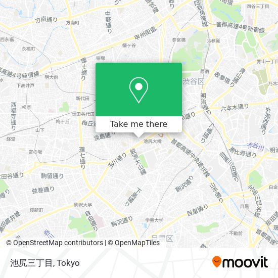 池尻三丁目 map