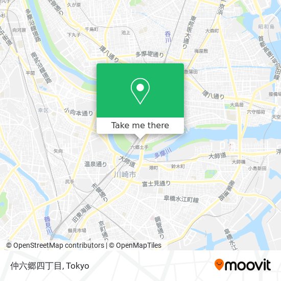 仲六郷四丁目 map