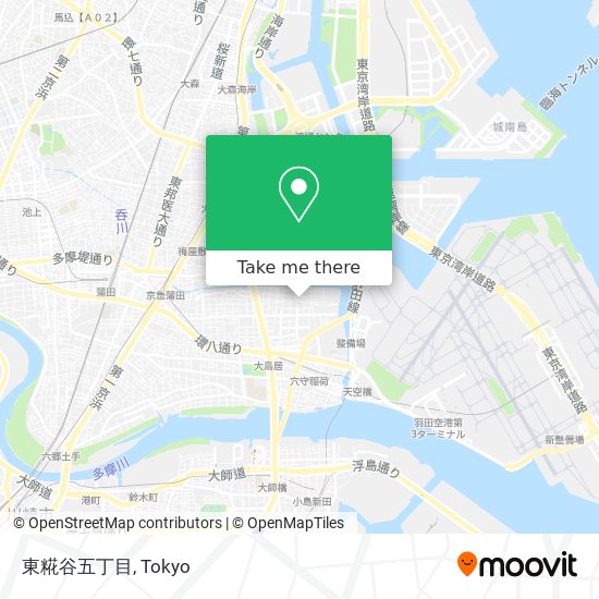 東糀谷五丁目 map