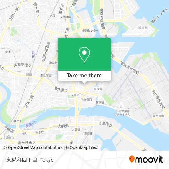 東糀谷四丁目 map