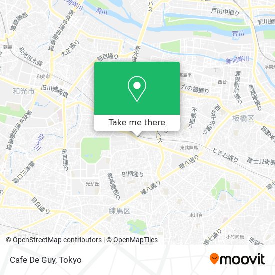 Cafe De Guy map