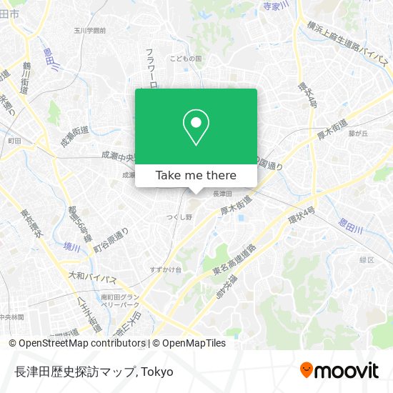 長津田歴史探訪マップ map