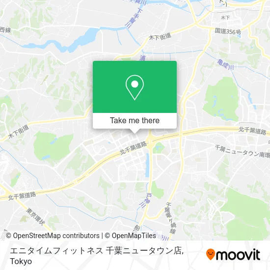 エニタイムフィットネス 千葉ニュータウン店 map