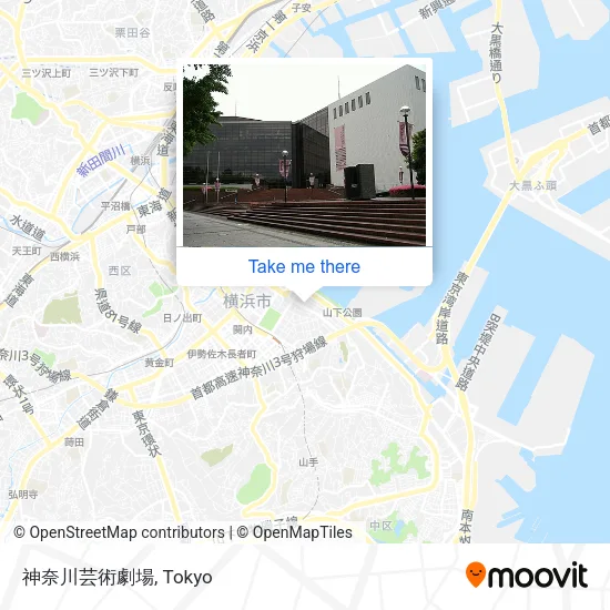 神奈川芸術劇場 map
