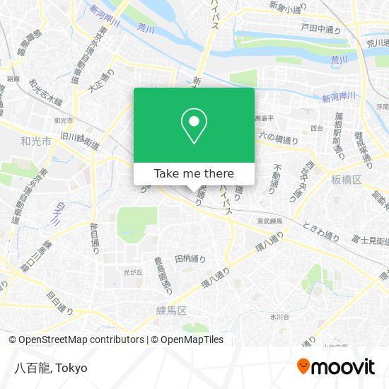 八百龍 map
