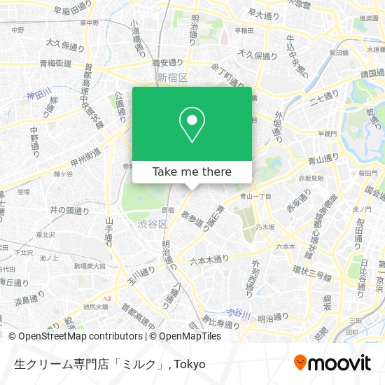 生クリーム専門店「ミルク」 map