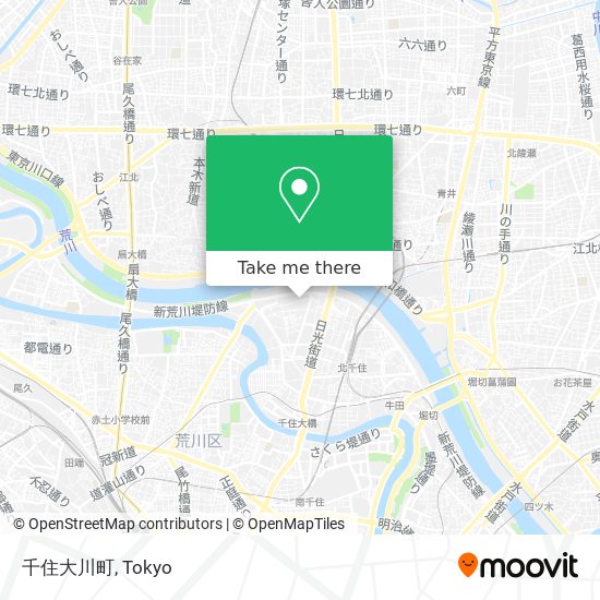 千住大川町 map
