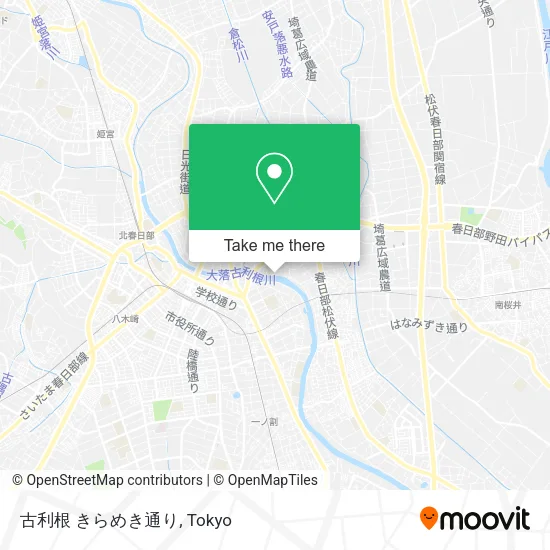 古利根 きらめき通り map