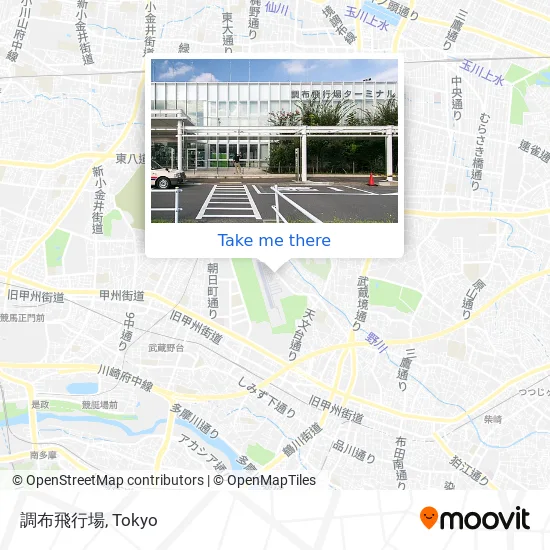 調布飛行場 map