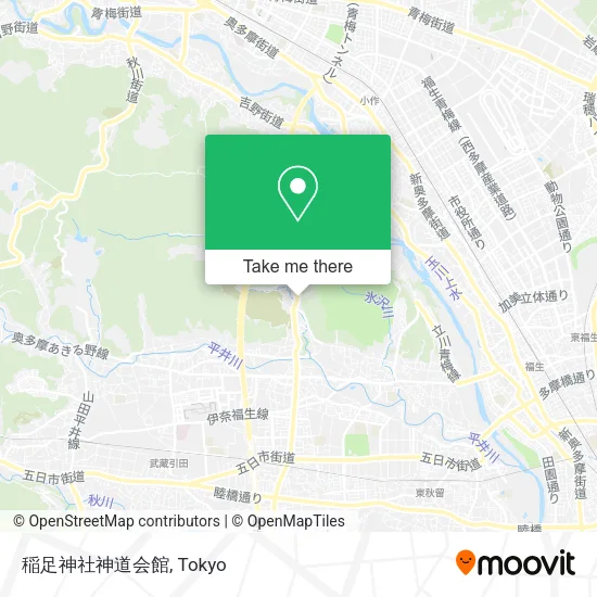 稲足神社神道会館 map