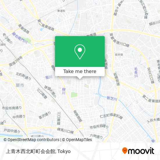 上青木西北町町会会館 map