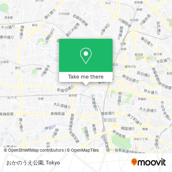 おかのうえ公園 map