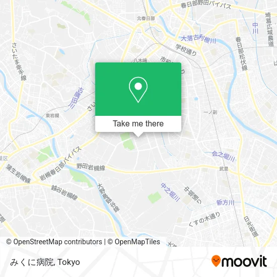 みくに病院 map