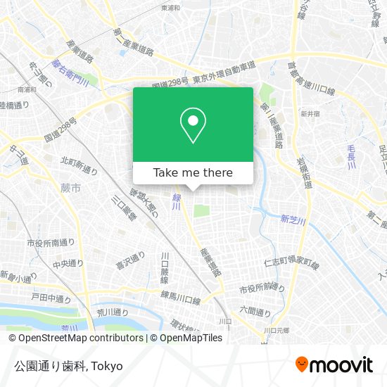 公園通り歯科 map