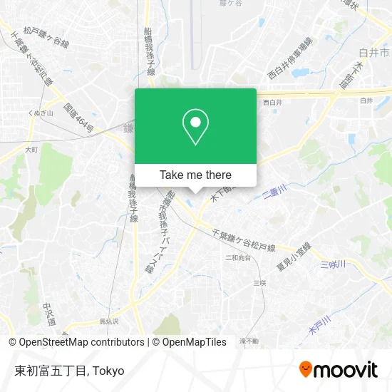 東初富五丁目 map