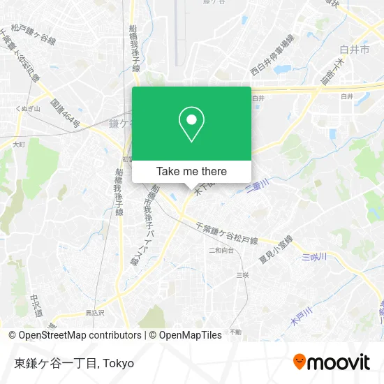 東鎌ケ谷一丁目 map