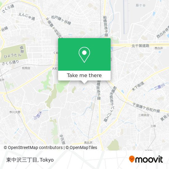 東中沢三丁目 map