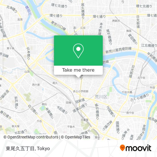 東尾久五丁目 map