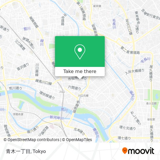 青木一丁目 map