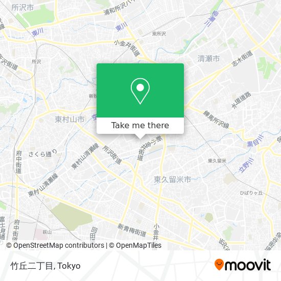 竹丘二丁目 map