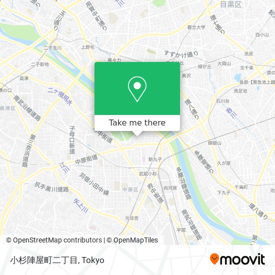 小杉陣屋町二丁目 map