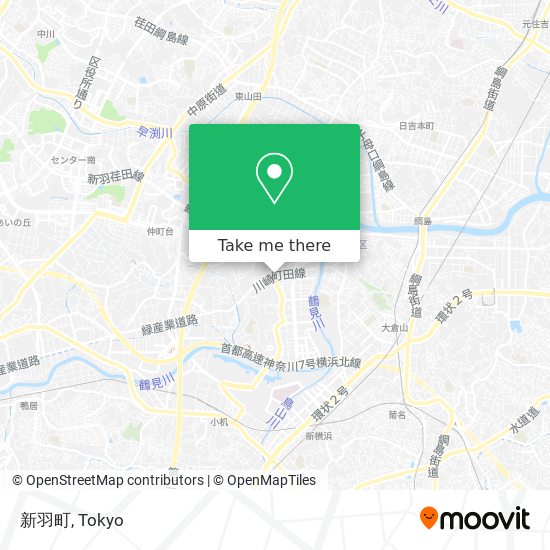 新羽町 map