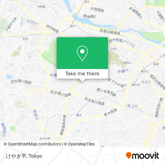 けやき平 map