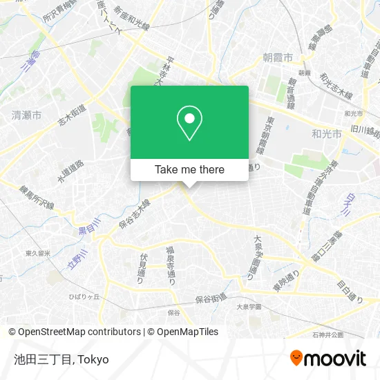 池田三丁目 map