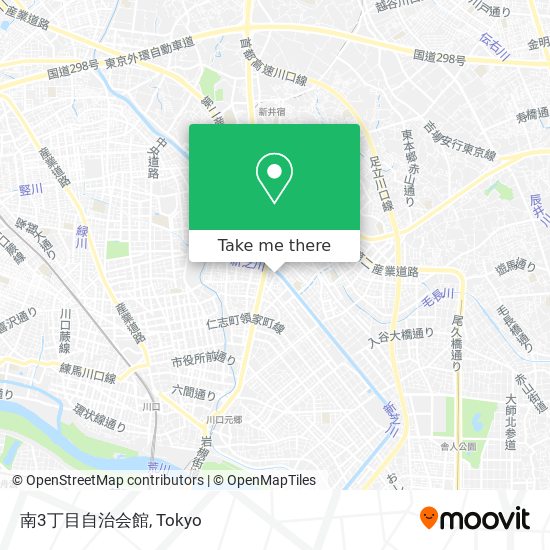 南3丁目自治会館 map