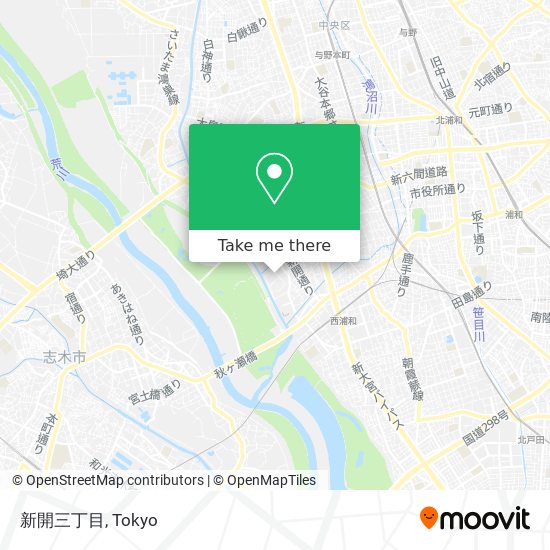 新開三丁目 map