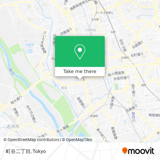 町谷二丁目 map