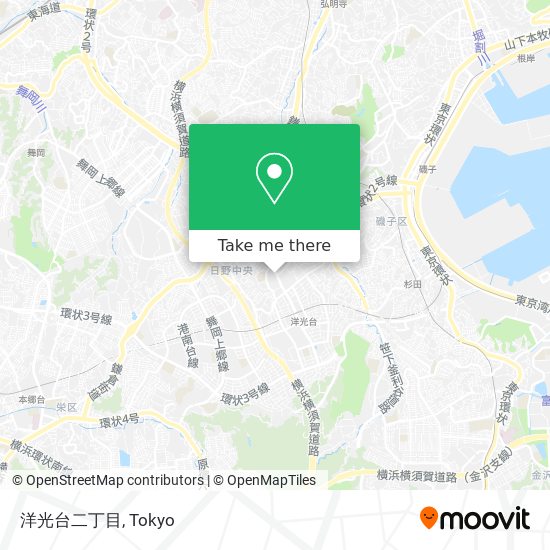 How To Get To 洋光台二丁目 In 横浜市 By Metro Or Bus