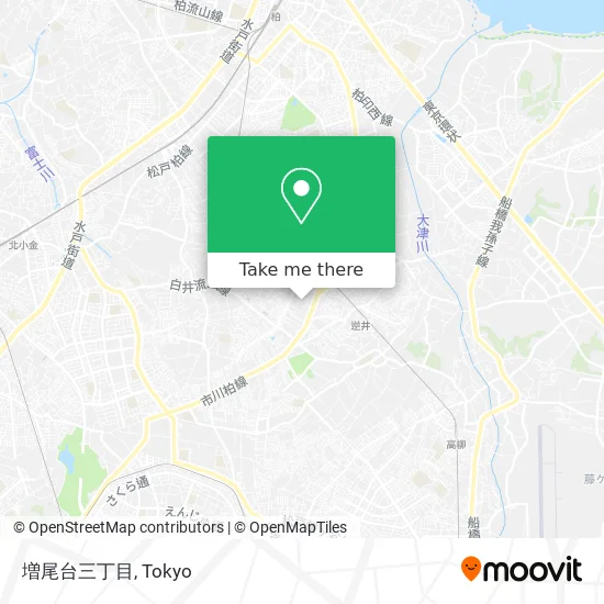 増尾台三丁目 map