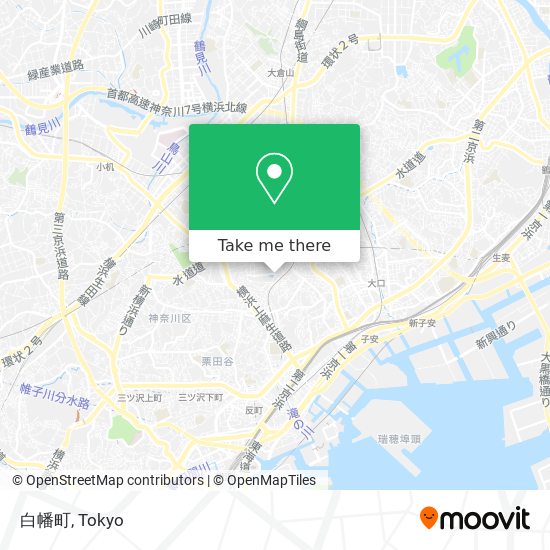 白幡町 map