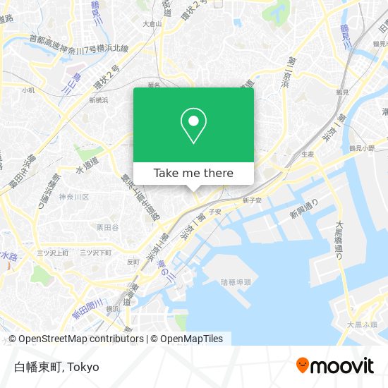 白幡東町 map