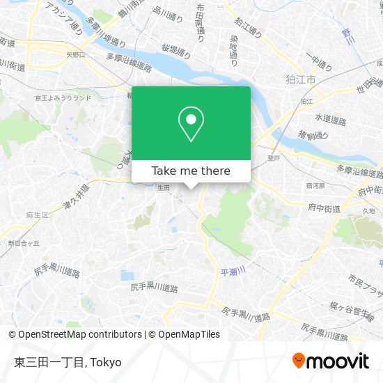 東三田一丁目 map