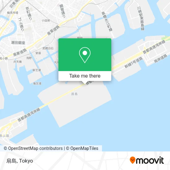 扇島 map