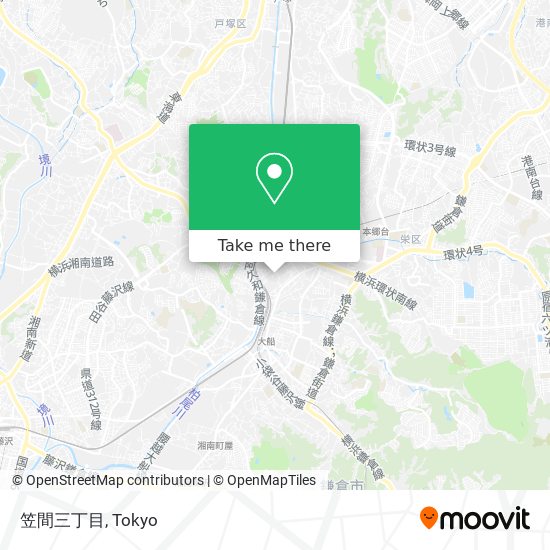 笠間三丁目 map