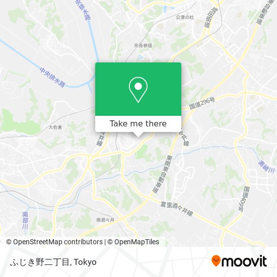 ふじき野二丁目 map