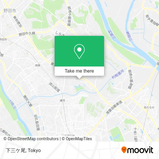 下三ケ尾 map